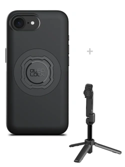 Zestaw: etui MAG na telefon iPhone 17e (magnetyczne) + statyw/ selfie stick Quad Lock