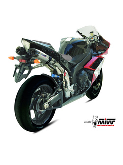Tłumiki motocyklowe Slip-On Line (Suono) MIVV do Yamaha YZF R1 1000 (07-08) srebrny