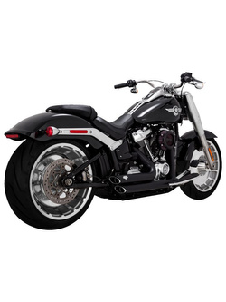 Pełny układ wydechowy Vance & Hines Shortshots Staggered Harley Davidson FLFB 1750 ABS/ FXBR 1750 ABS (18-20)/ FXDR 1868 ABS (19) Czarny Mat