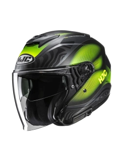Kask otwarty HJC i31 Depe czarno-zielony