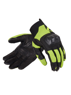 Rękawice motocyklowe Rebelhorn Gap III czarno-fluo żółte