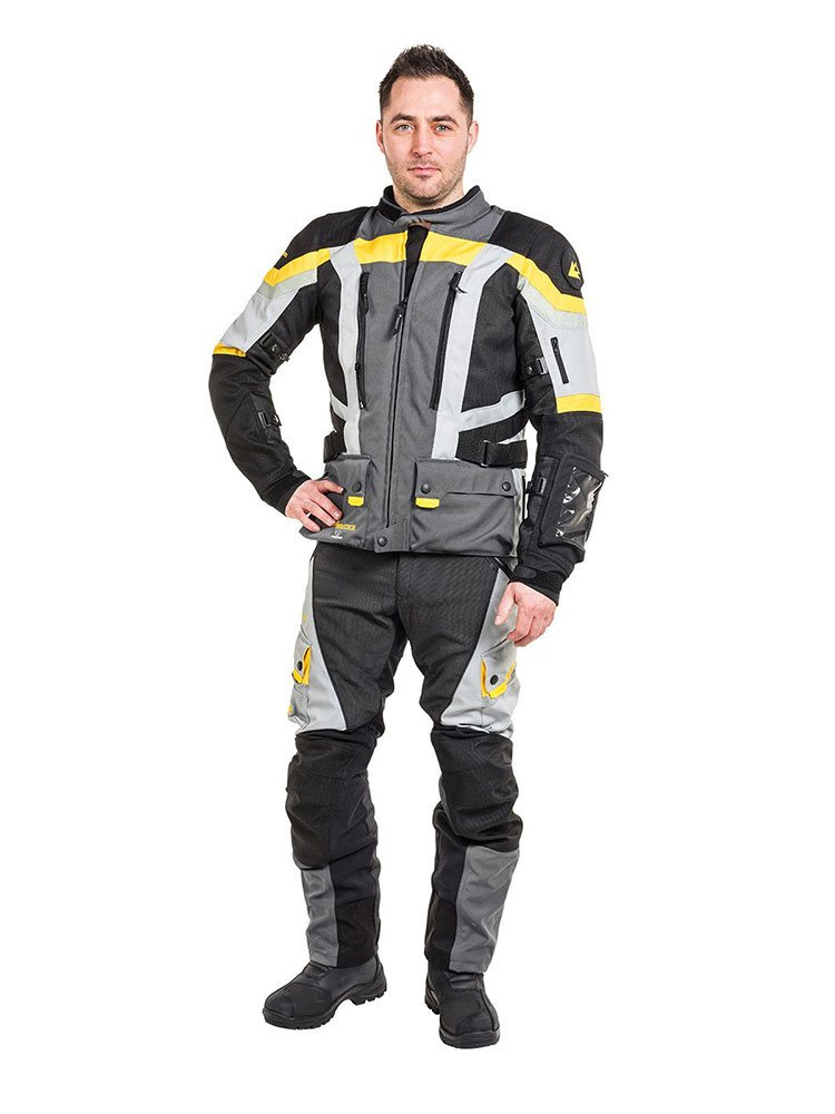 Kurtka motocyklowa tekstylna Touratech Companero Summer Traveller szara