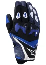 Rękawice motocyklowe Alpinestars SP-R Pro czarno-biało-niebieskie