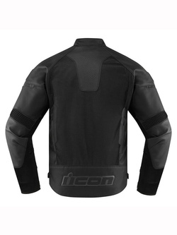 Kurtka motocyklowa skórzana Icon Contra 2 perforowana czarna