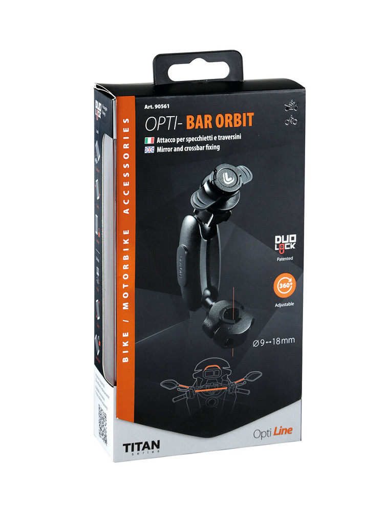 Mocowanie do lusterka lub poprzeczki Lampa Titan Opti Bar Orbit