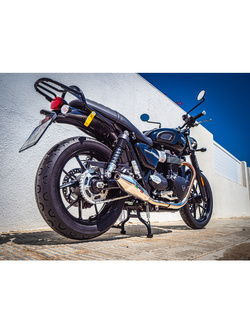 Podwójny tłumik G.P.R Vintacone [Slip-On, Stainless Steel] - Triumph Street Twin 900 [15-19] e3
