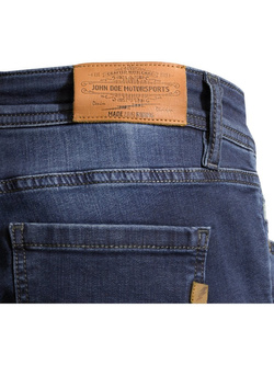 Spodnie motocyklowe jeansowe damskie John Doe High Waist Betty niebieskie