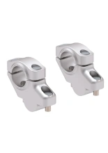 Podwyższenie kierownicy Hepco&Becker Honda NT 1100/DCT/ES (25-) (30 mm w górę, 21 mm w tył) srebrne