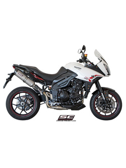 Tłumik owalny (Wysoka pozycja) Slip-on SC-Project do Triumph TIGER SPORT 1050 [13-16]