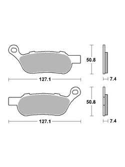 KLOCKI HAMULCOWE SBS 854 H.LS