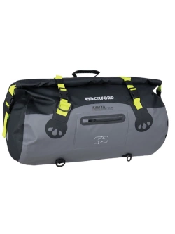 Torba na tył Oxford Aqua RollBag szaro-żółta (50 l)