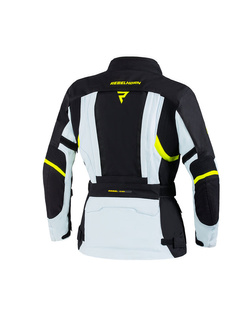 Kurtka motocyklowa damska tekstylna Rebelhorn Hardy II szaro-czarna 