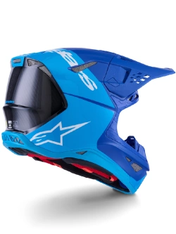 Kask enduro Alpinestars MX Supertech M10 Flood niebiesko-czarny