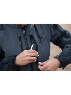 Kurtka motocyklowa tekstylna damska Klim Sedona szaro-czarna