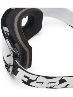 Gogle motocyklowe Fox Vue Core z przezroczystą szybką, czarno-białe