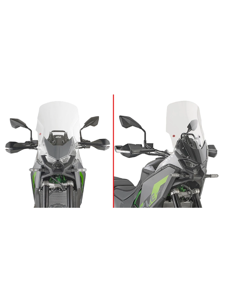 Szyba motocyklowa GIVI Kawasaki KLE 500/ SE (26-) przezroczysta