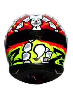 Kask integralny AGV K6 S Bezzecchi 2024 czerwono-biało-czarny