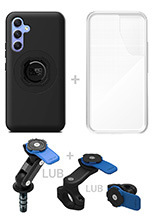 Zestaw na motocykl: etui MAG na telefon Samsung Galaxy A54 (magnetyczne) + wodoodporny pokrowiec MAG + mocowanie