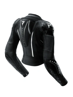 Kurtka motocyklowa damska skórzana Rebelhorn Diva RS czarno-biała
