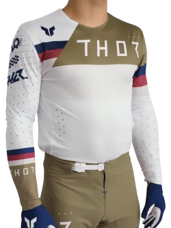 Bluza enduro Thor Sportmode League biało-brązowa