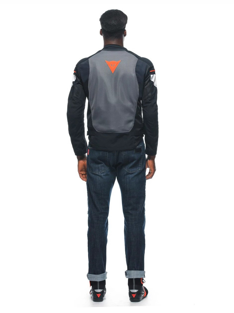Kurtka motocyklowa tekstylna Dainese Air Fast Tex czarno-szaro-biała
