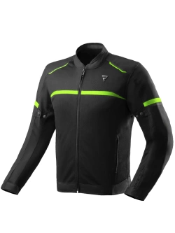 Kurtka motocyklowa tekstylna Rebelhorn Echo czarna-fluo