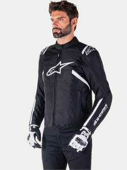Kurtka motocyklowa tekstylna Alpinestars T-SPS V2 czarno-biała