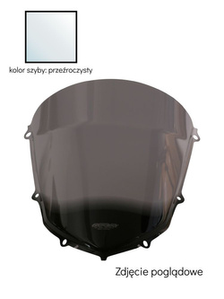 Szyba motocyklowa MRA Touring "T" Kawasaki ZX 10 R (04-05) / Z 750 S (05-13) przeźroczysta