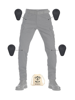 Jeansy motocyklowe Pando Moto Mark KEV 01 czarne