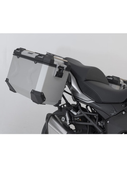 Zestaw: kufry boczne + stelaże PRO TRAX ADV SW-MOTECH 37/37 do motocykla Kawasaki Versys 1000 / 1000 S (18-), 1100/ SE (24-) [pojemność 2 x 37 L]