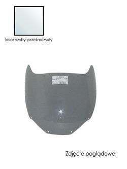 Szyba motocyklowa MRA Oryginalny kształt "O" Yamaha FZR 1000 [-88] przeźroczysta