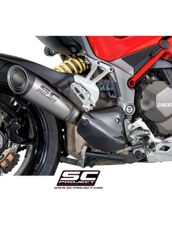 Tłumik SC-Project S1 Titanium + Carbon (Slip on) - Ducati Multistrada / S [15-17]