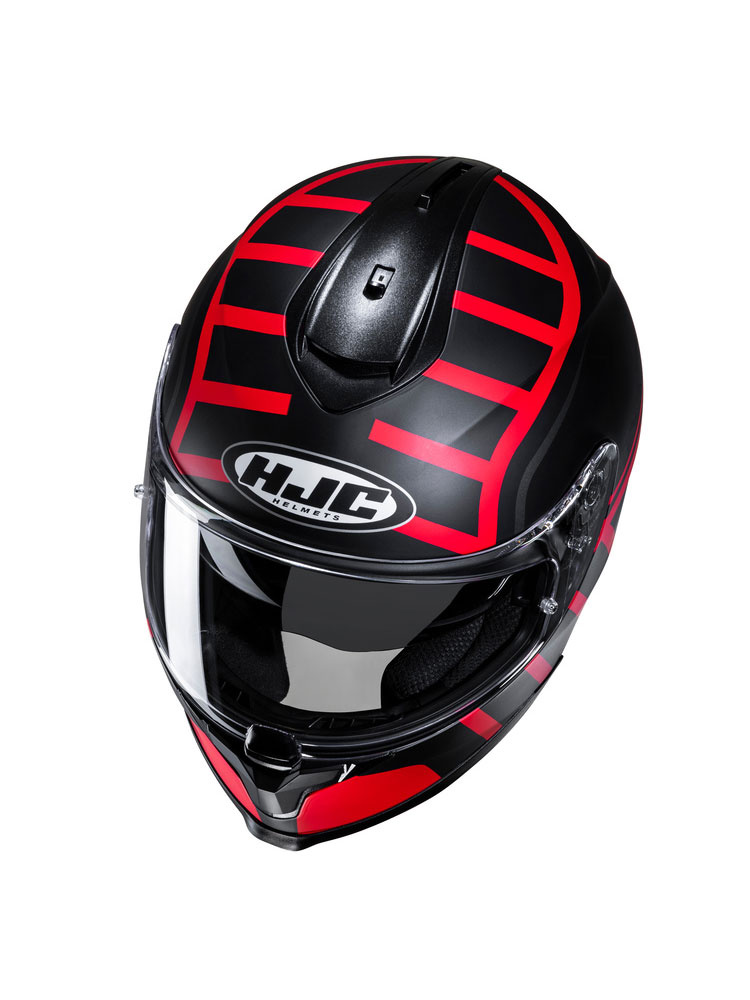 Kask integralny HJC C70N Holt czarno-czerwony