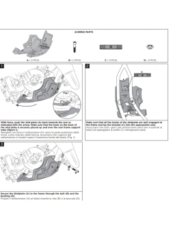Płyta pod silnik Acerbis KTM 65 SX/ Husqvarna TC 65 (24-) czarna