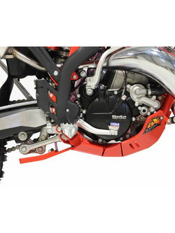 Płyta pod silnik AXP Racing Xtrem Beta 125/ 200 RR (23-24)/ Race (23-)/ Xpro (25-) z osłoną podnośnika czerwona