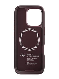 Etui Peak Design Mobile Everyday Fabric do smartfona iPhone 16 Pro bordowe