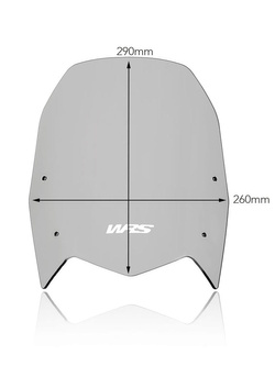 Szyba motocyklowa WRS Standard Yamaha Tenere 700 (19-24) przyciemniana