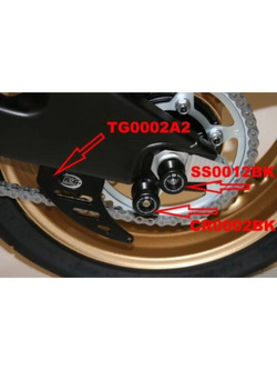 Osłona łańcucha R&G do modeli MV Augusta czarna