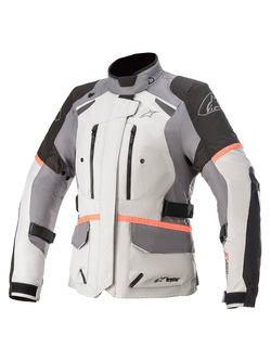 Kurtka motocyklowa damska tekstylna Alpinestars Stella Andes v3 Drystar® szaro-biała