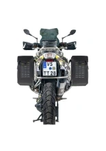 Zestaw: sakwy boczne Soft System Travel + stelaże srebrne Touratech BMW (wybrane modele) [poj.: 2 x 40l]