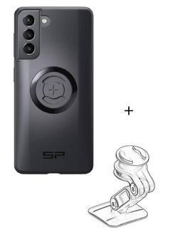 Zestaw do samochodu: etui na telefon Samsung Galaxy S21 + mocowanie SP Connect