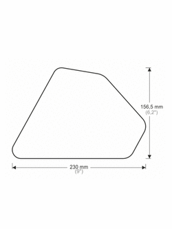 Tankpady boczne Onedesign do wybranych modeli KTM czarne