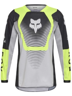 Bluza enduro dziecięca Fox 180 Collect czarno-szara-fluo