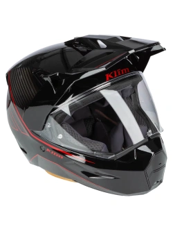 Kask adventure Klim X1 Alpha czarno-czerwony