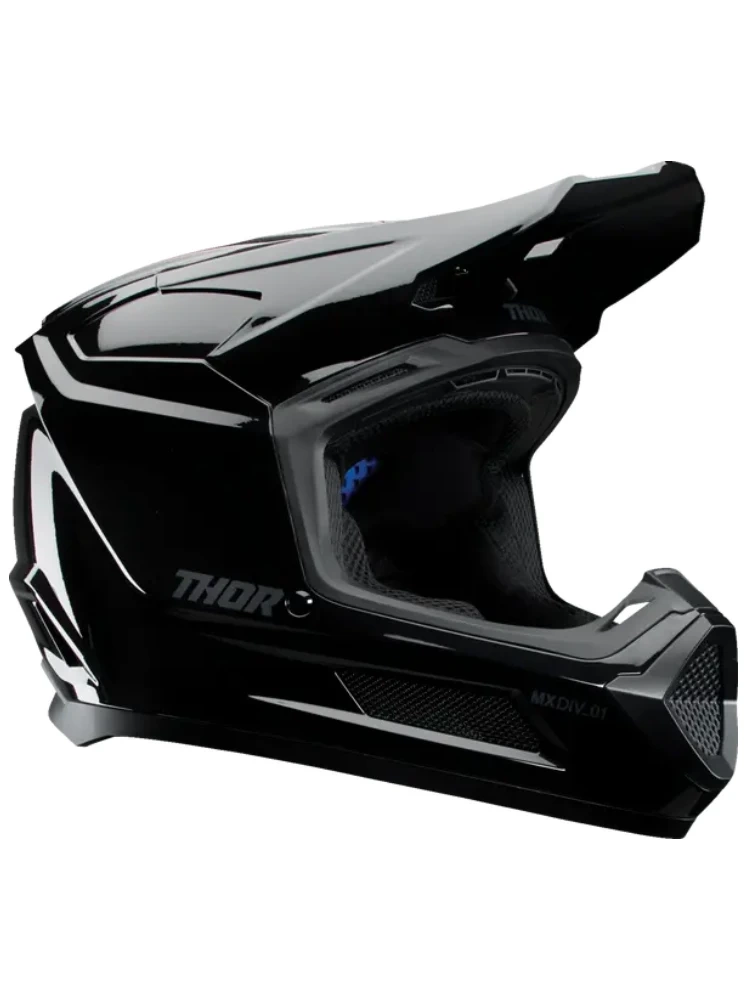 Kask enduro dziecięcy Thor Fleet Blackout czarny