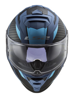 Kask integralny LS2 FF800 Storm II Racer niebiesko-czarny matowy