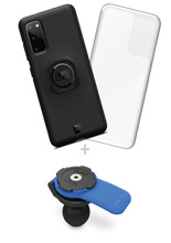 Etui na telefon Samsung Galaxy S20, pokrowiec przeciwdeszczowy oraz uchwyt kulowy Quad Lock