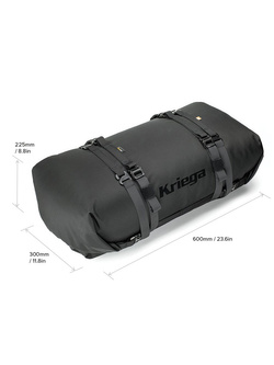 Torba na tył Kriega Rollpack [40L] czarna