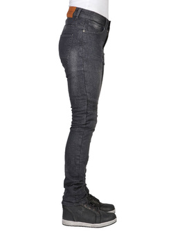 Jeansy motocyklowe damskie Modeka Sorelle szare