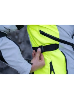 Kurtka motocyklowa tekstylna damska Klim Altitude szaro-fluo żółta